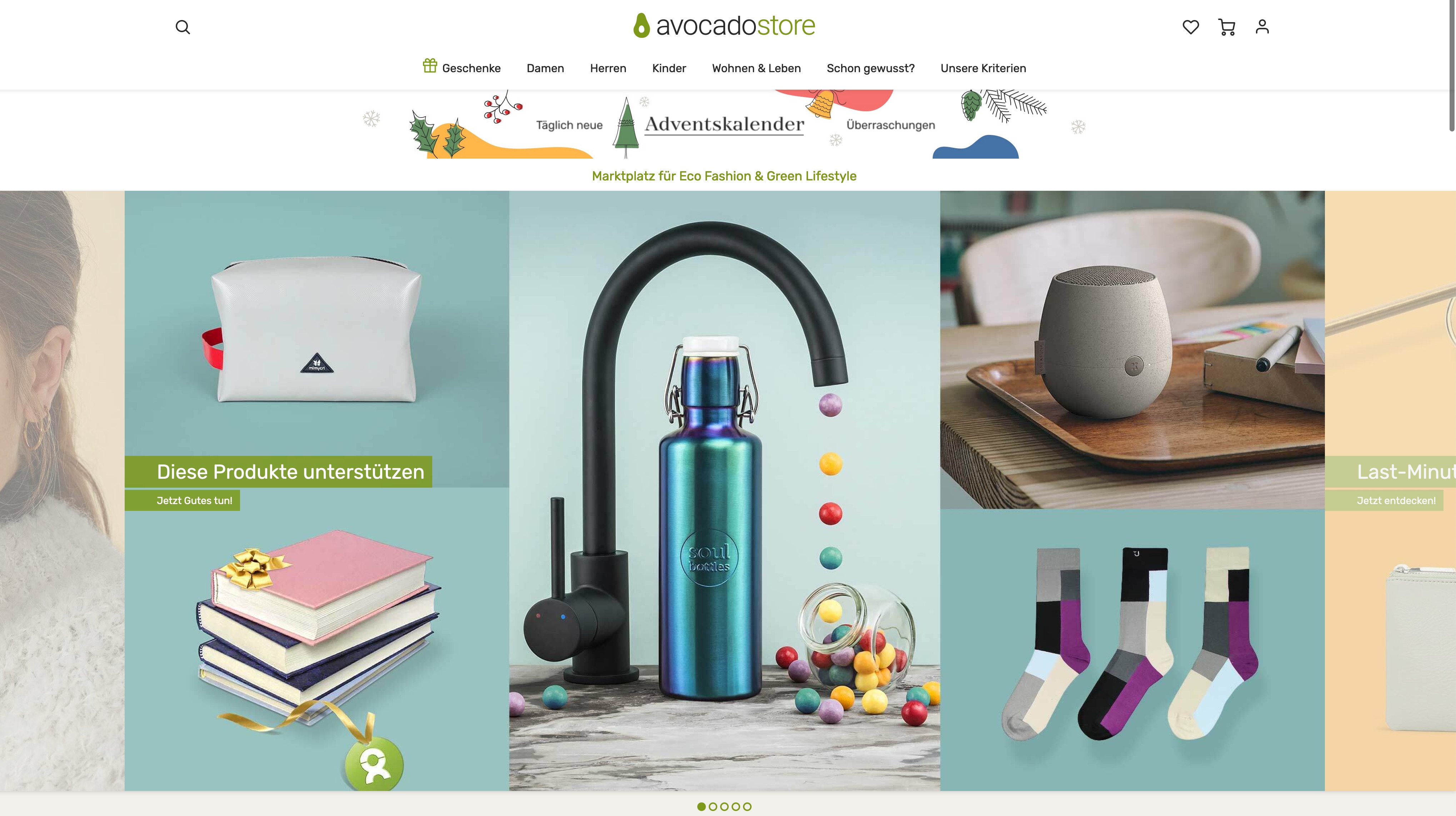 Website Vorschau von Avocadostore