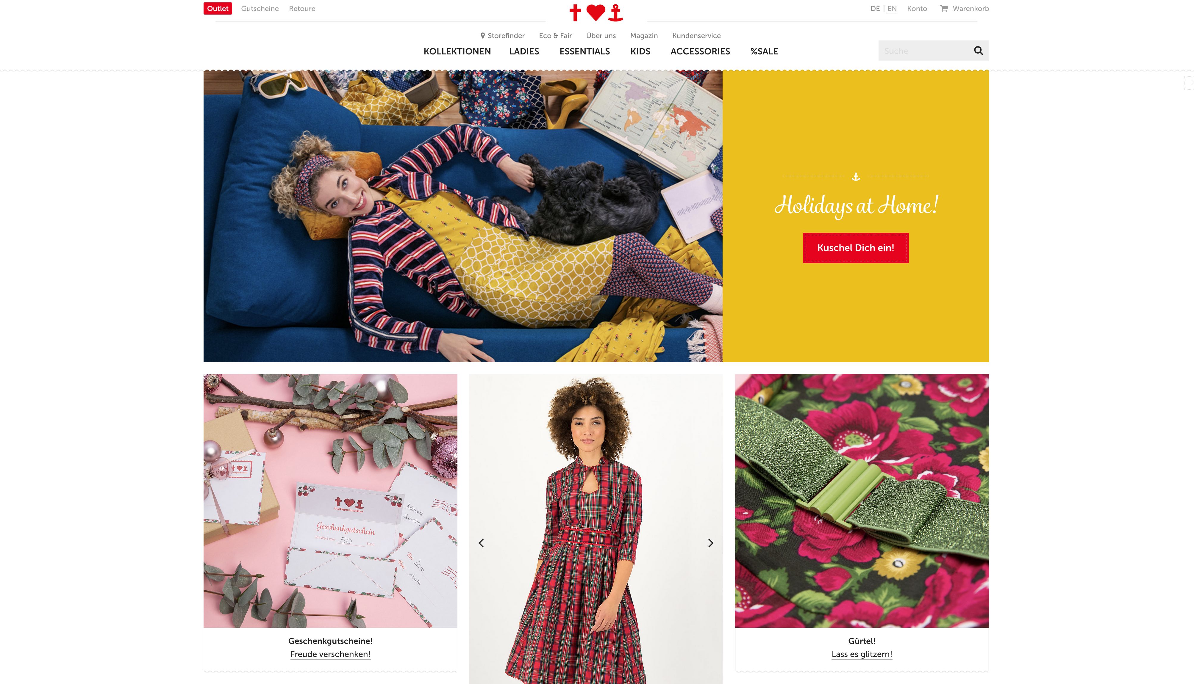 Website Vorschau von Blutsgeschwister