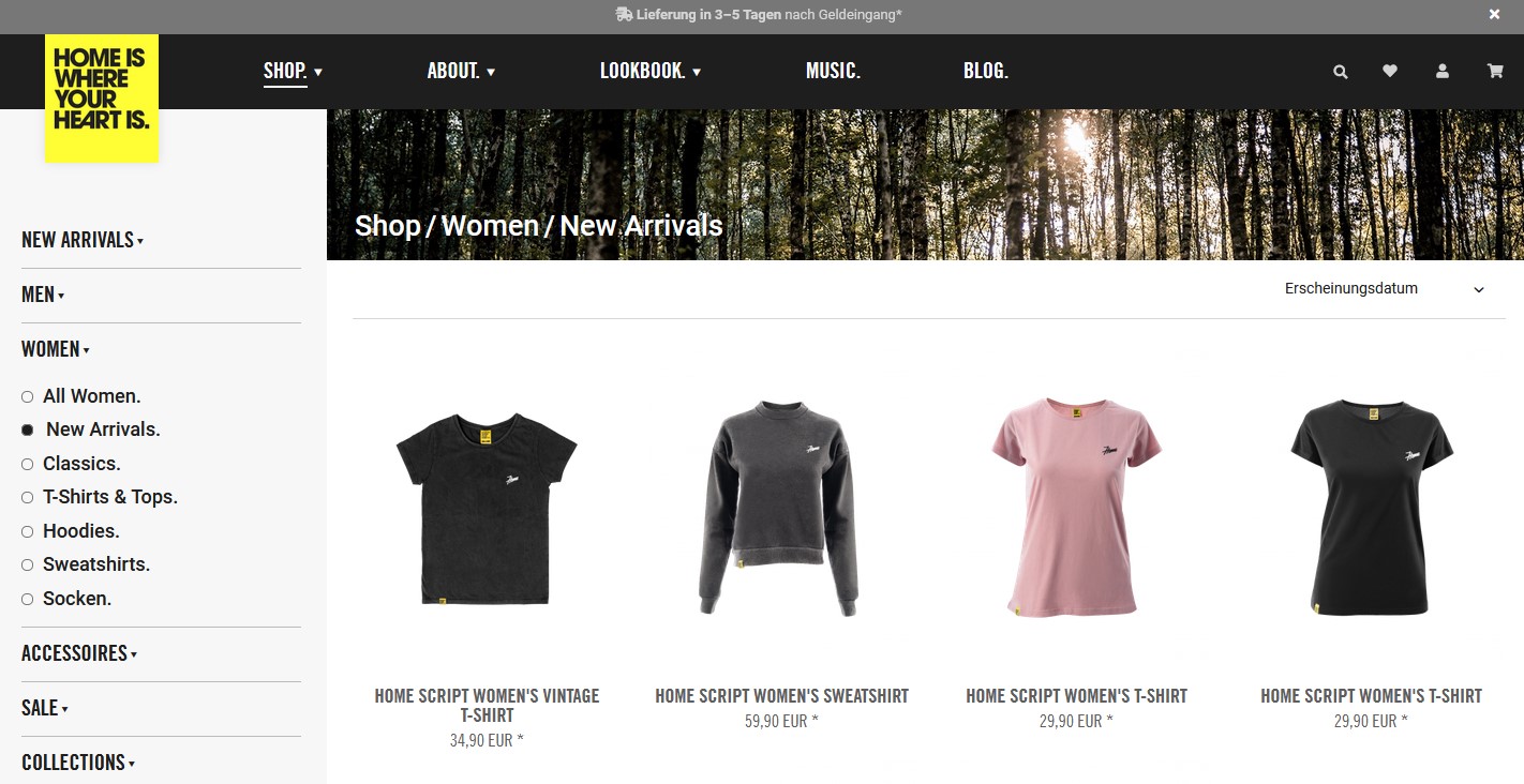 Website Vorschau von HOME IS WHERE YOUR HEART IS