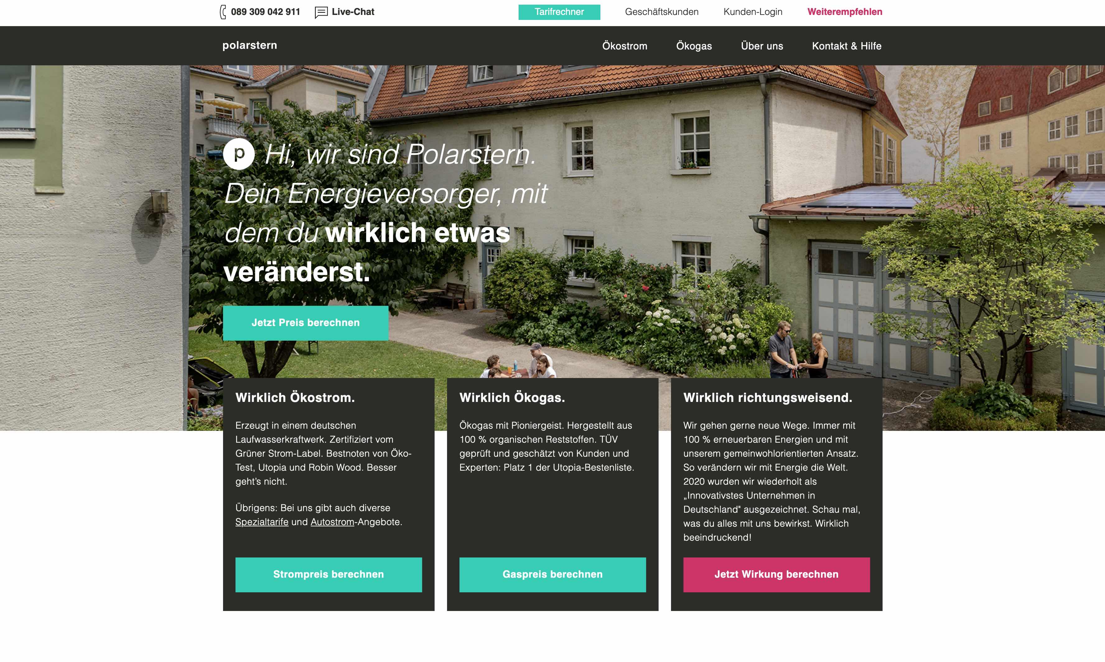 Website Vorschau von Polarstern