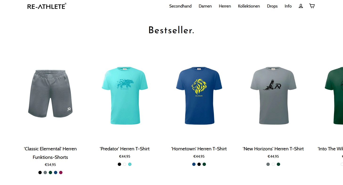 Website Vorschau von Re-Athlete