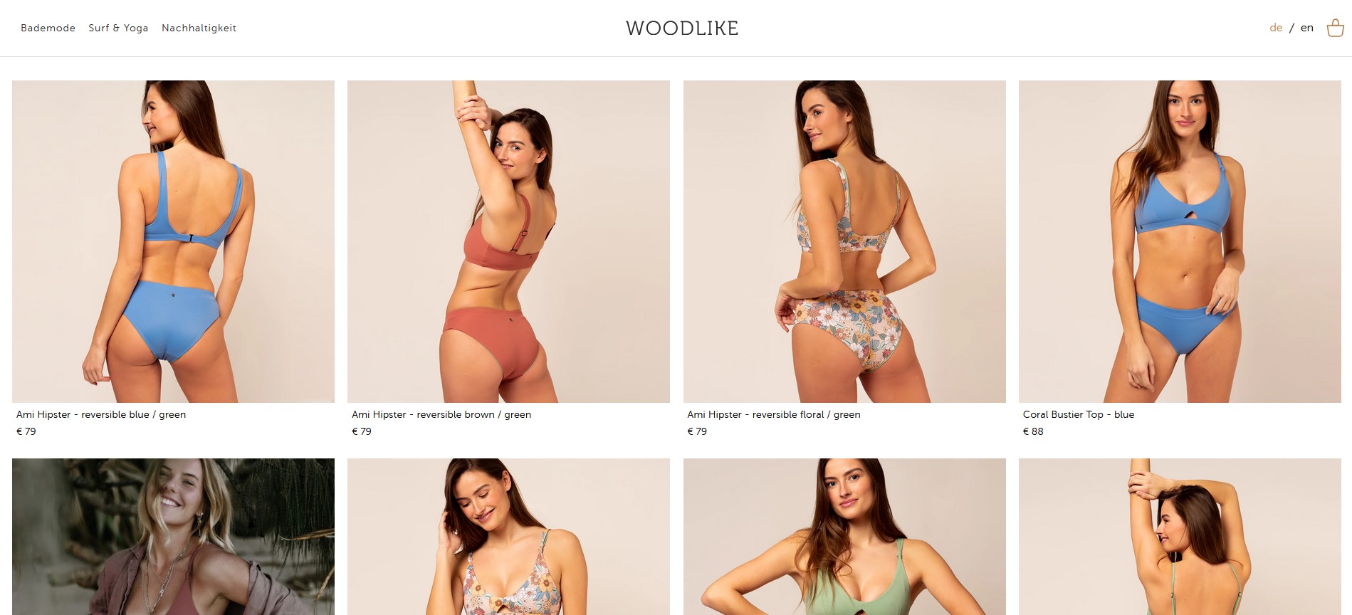 Website Vorschau von Woodlike